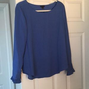 Ann Taylor Boat Neck Blouse SZ M